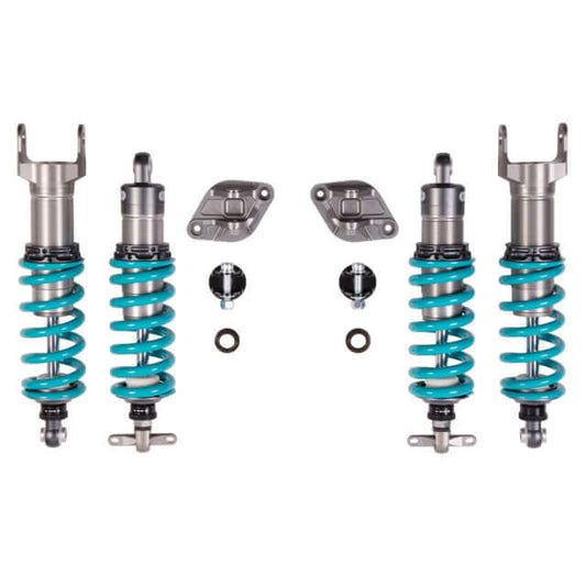 C5/C6 Nitron Coilover Rx System with NTR R1 components for adjustable damping control and performance.