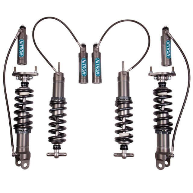 C5/C6 Nitron Coilover Rx System featuring NTR R1 suspension components for optimal damping control and performance.