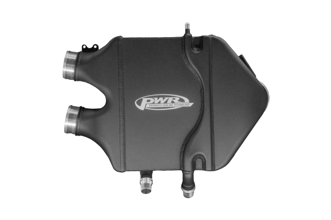 PWR F80 M3 intercooler, handcrafted in the USA for optimal heat dissipation and improved airflow performance.