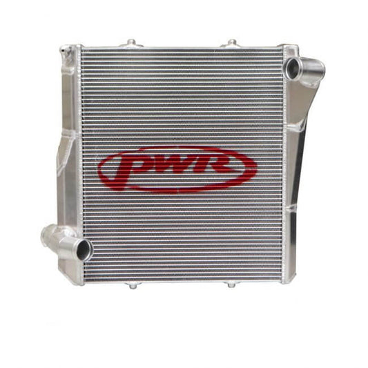 PWR 42mm Right Hand Side Radiator for Porsche 991 Turbo GT3 featuring advanced heat rejection technology.