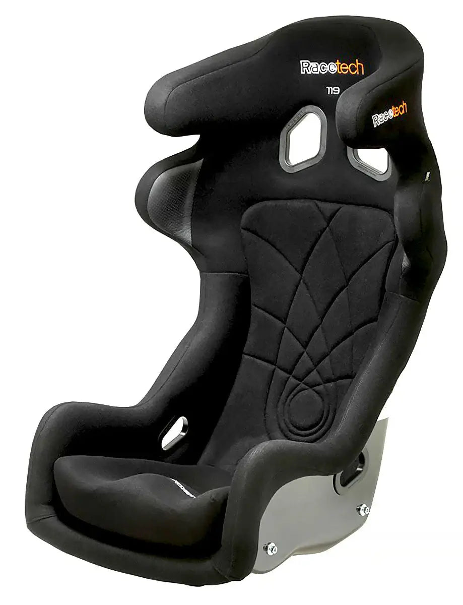 Racetech RT4119 racing seat in black upholstery, featuring ergonomic design and lightweight construction for optimal support.