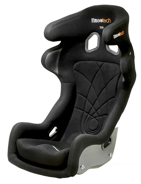 Racetech RT4119 racing seat in black upholstery, featuring ergonomic design and lightweight construction for optimal support.