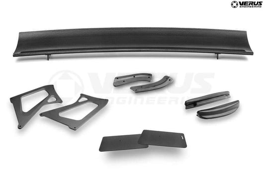 Verus A90 Supra UCW Carbon Wing components for increased downforce and performance in Mk5 Toyota Supra.